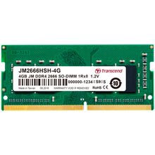 Оперативная память DDR4 SO-DIMM 4GB/2666MHz PC4-21300 Transcend JetRam (JM2666HSH-4G)