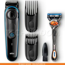 Триммер Braun BT-3040 BK/BLU