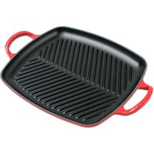 Сковорода - гриль прямоугольная 25 Х 30 см чугун Вишня 20201300600422 LE CREUSET