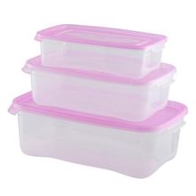 Набор контейнеров 0.7л, 1.2л, 2.2л Полимербыт 4359003