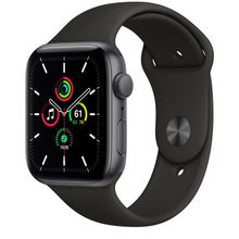Смарт часы Apple Watch SE GPS, 44mm Space Gray Aluminium Case with Black Sport Band