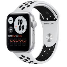 Смарт часы Apple Watch Nike SE GPS, 44mm Silver Aluminium Case with Platinum Nike Sport Band