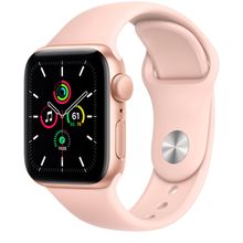 Смарт часы Apple Watch SE GPS, 40mm Gold Aluminium Case with Pink Sand Sport Band