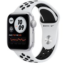 Смарт часы Apple Watch Nike SE GPS, 40mm Silver Aluminium Case with Platinum Nike Sport Band