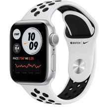 Смарт часы Apple Watch Nike Series 6 GPS, 40mm Silver Aluminium Case with Platinum Nike Sport Band