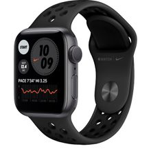 Смарт часы Apple Watch Nike Series 6 GPS, 40mm Space Gray Aluminium Case with Black Nike Sport Band