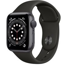 Смарт часы Apple Watch Series 6 GPS, 40mm Space Gray Aluminium Case with Black Sport Band