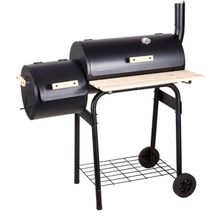 Гриль угольный - смокер AVA SK31A Premium прямоугольный