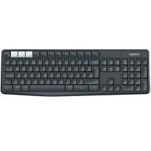Клавиатура беспроводная USB/BT Logitech K375s, Black (920-008184)