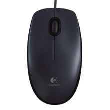 Мышка проводная USB Logitech M90 Black (910-001793)