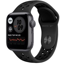 Смарт часы Apple Watch Nike SE GPS, 40mm Space Gray Aluminium Case with Black Nike Sport Band (MKQ33