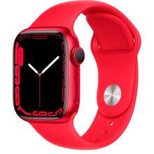 Смарт часы Apple Watch Series 7 GPS, 41mm (PRODUCT)RED Aluminium Case with (PRODUCT)RED Sport Band
