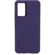 Чехол для Vivo V21, Sillicone Cover, Dark Blue