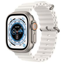 Смарт часы Apple Watch Ultra, 49mm Titanium Case with White Ocean Band (MNHF3GK/A)