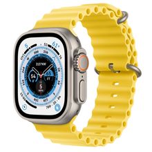 Смарт часы Apple Watch Ultra, 49mm Titanium Case with Yellow Ocean Band (MNHG3GK/A)