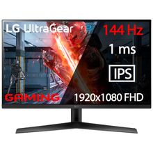 Монитор Игровой 27'' LG 27GN60R-B 1920×1080 16:9 IPS 144ГЦ (HDMI+DP) Black