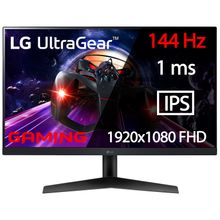 Монитор Игровой 23.8'' LG 24GN60R-B 1920×1080 16:9 IPS 144ГЦ (HDMI+DP) Black