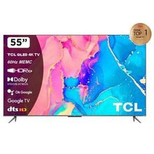 Телевизор TCL 55'' 55C635 QLED UHD Android Black