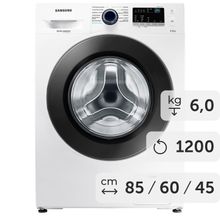 Стиральная машина Samsung WW60J32G0PW/LD