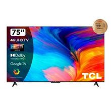 Телевизор TCL 75'' 75P635 LED UHD Android Black