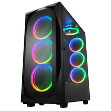 ПК корпус Sharkoon REV300 MidTower, window, Black, EATX (REV300)