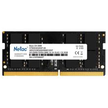 Оперативная память DDR4 SODIMM 16GB/2666Mhz PC4-21300 Netac Basic (NTBSD4N26SP-16)