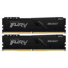 Оперативная память DDR4 DIMM 32GB(16GBx2)/3200MHz Kingston Fury Beast (KF432C16BBK2/32)