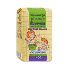 Крупа Garnec овсяная манка 450 г