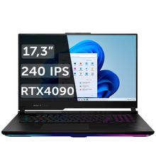 Игровой ноутбук Asus ROG Strix SCAR 17 Ryzen 9 7945HX / 32ГБ / 2000SSD / RTX4090 16ГБ / 17.3 / Win 11 / (G733PY-LL025X)