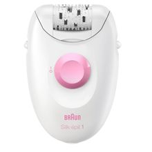 Эпилятор Braun Silk-épil 1 1-176, , белый