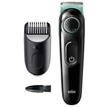 Триммер для бороды и усов Braun BT3321, 1 насадка, мятно-черный