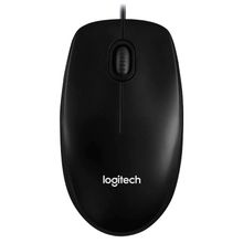 Мышка проводная USB Logitech M100, Dark (910-006652)
